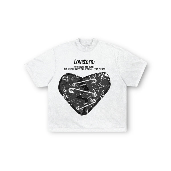 Fragmented Tee - White/Black