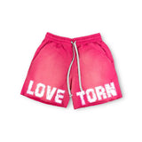 University Washed Shorts - Pink