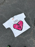 Fragmented Tee - White/Pink