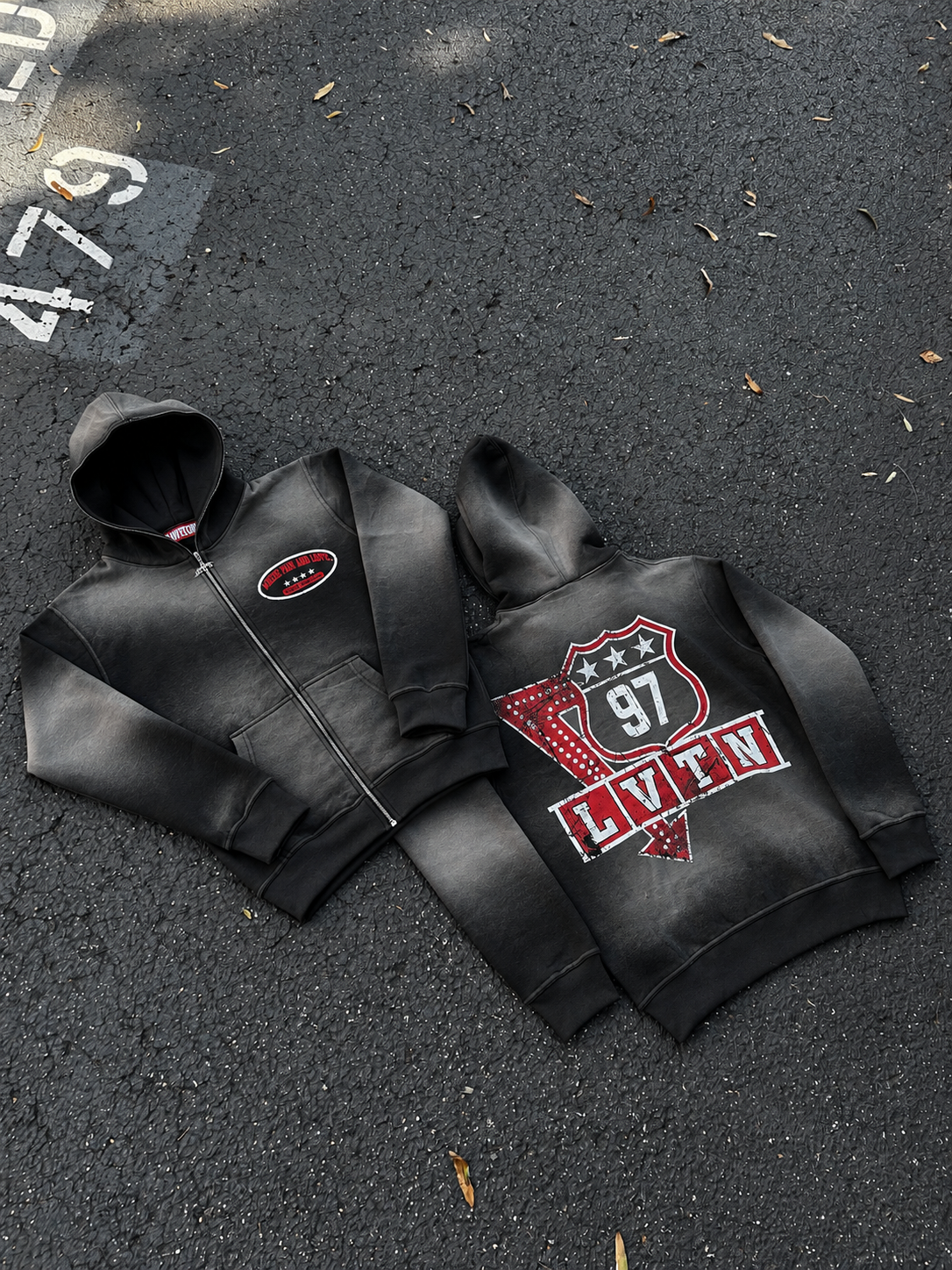 Lost Highway Zip-Up - Ashes