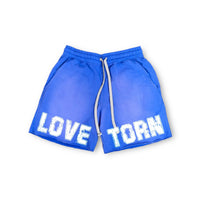 University Washed Shorts - Blue