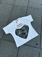 Fragmented Tee - White/Black