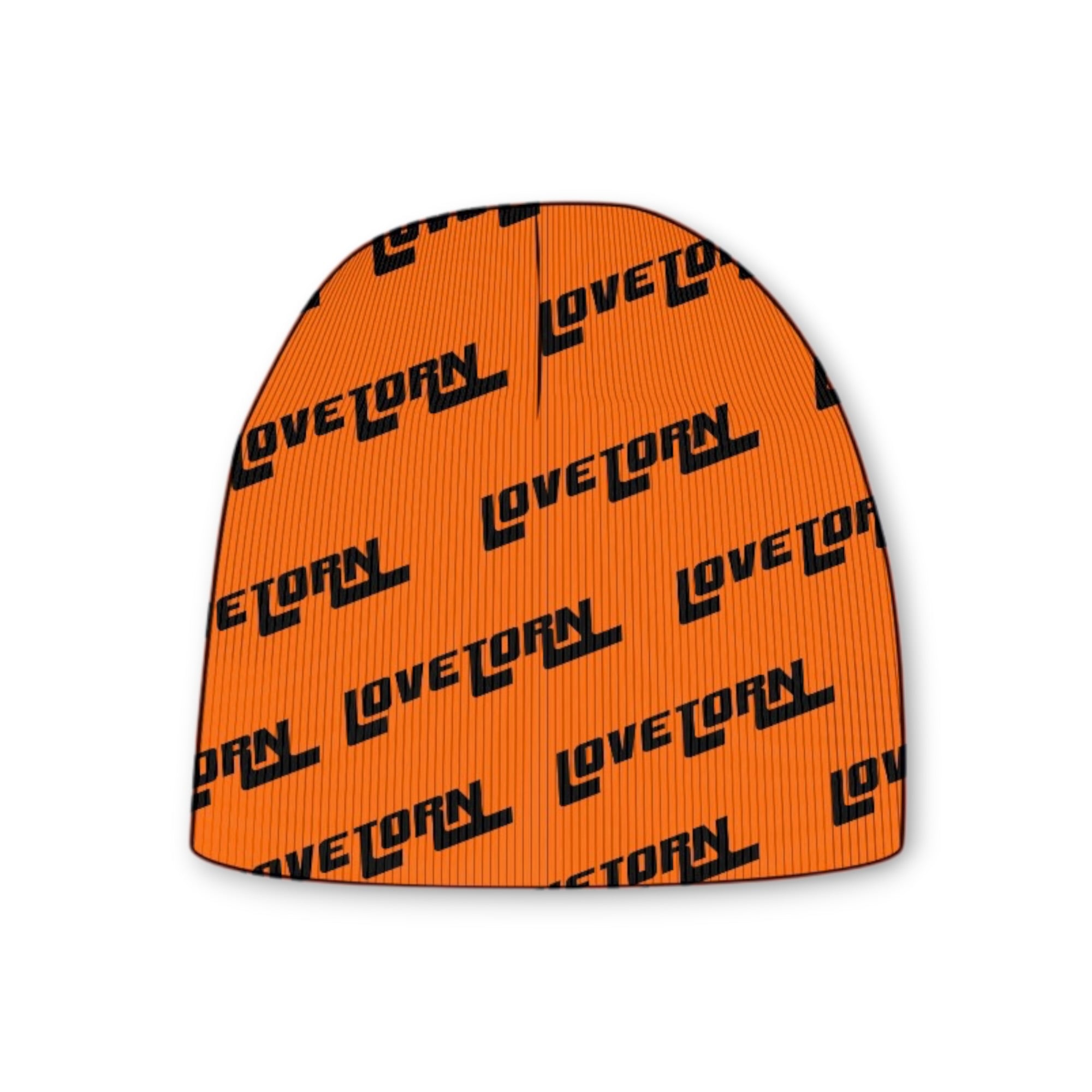Script Beanie - Orange